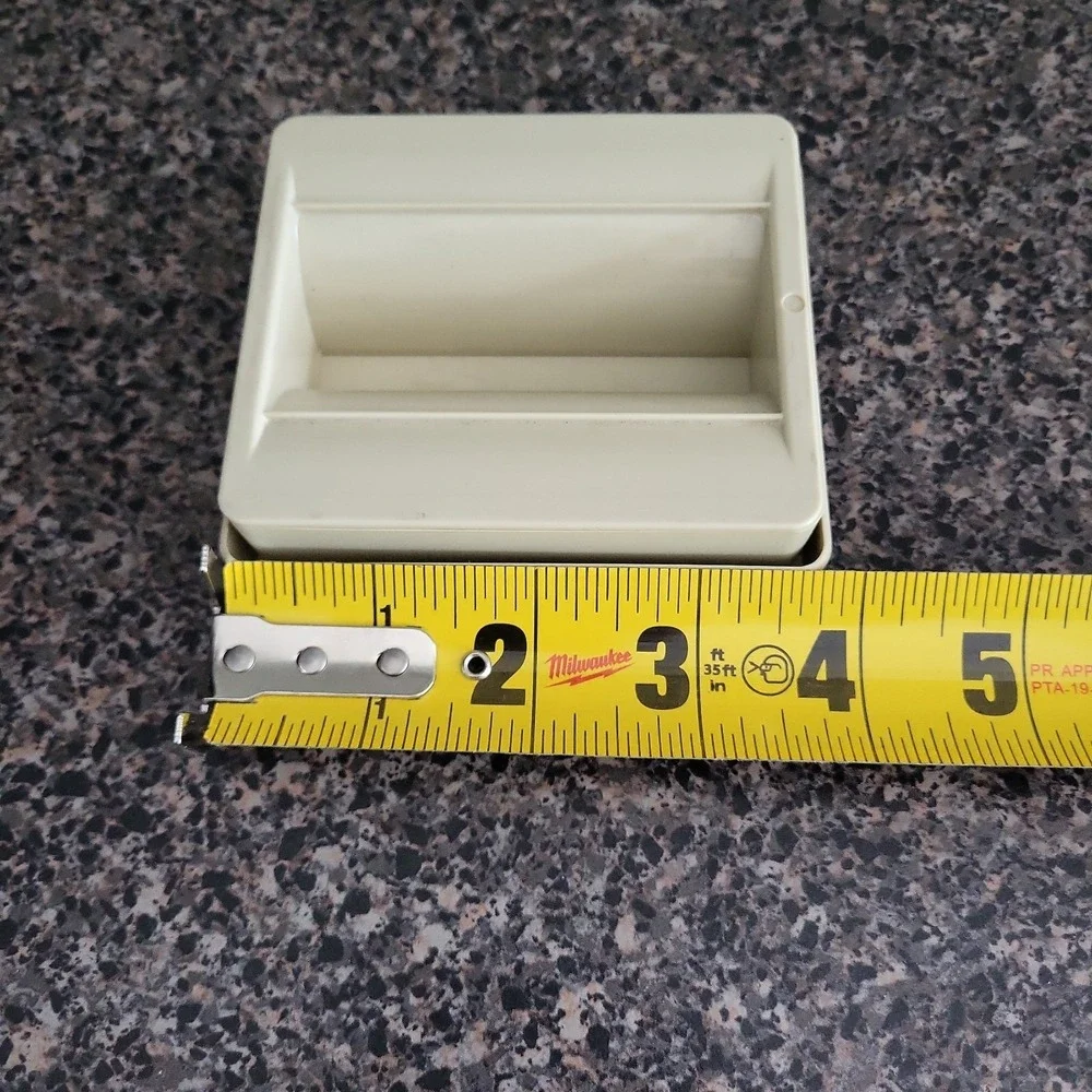 Vintage 3M Post-It Pop-Up Note Dispenser C-330 Beige Almond Weighted Desk Access
